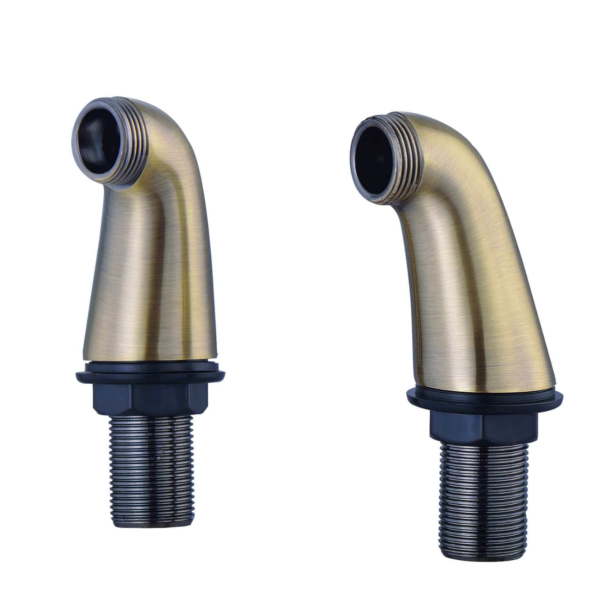 Buy Pair of traditional bath tap legs for deck mounting - antique brass Online UK | HOUSE OF ENKI